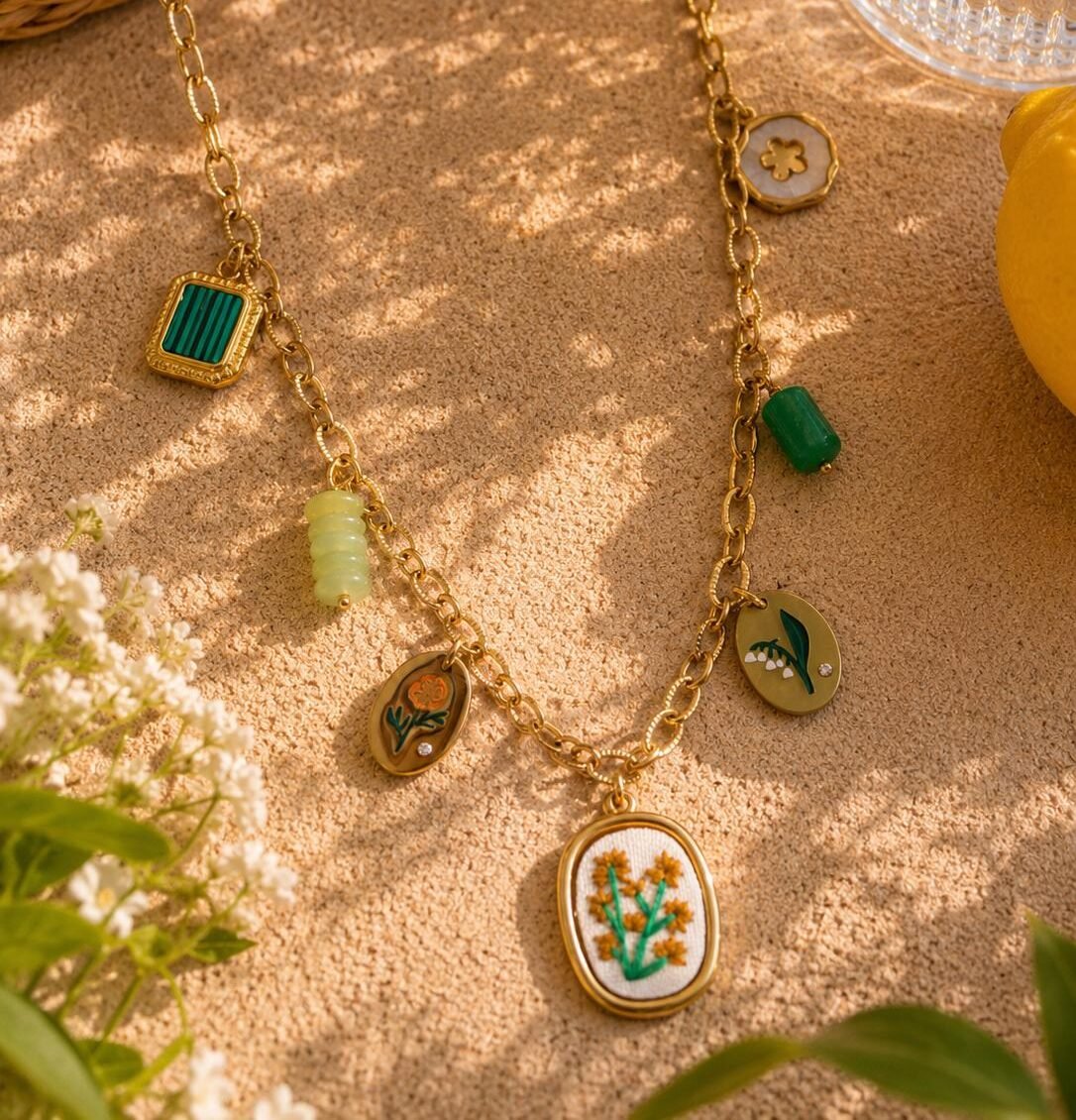 Collier multi-pendentifs